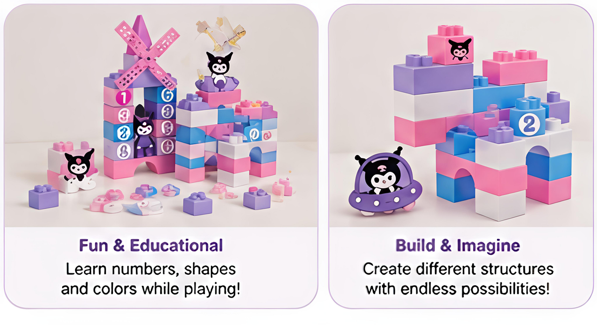 Kuromi Building Blocks Set