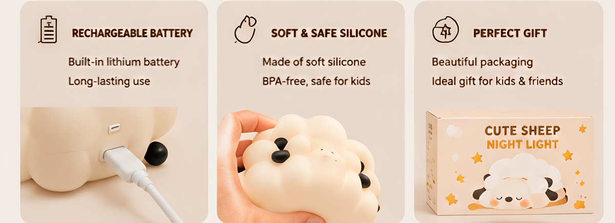 Cute Sheep Night Light